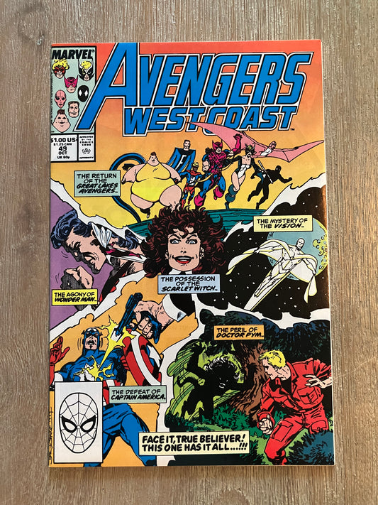 AVENGERS WEST COAST #49 (Volume 1, 1989 - 1994)