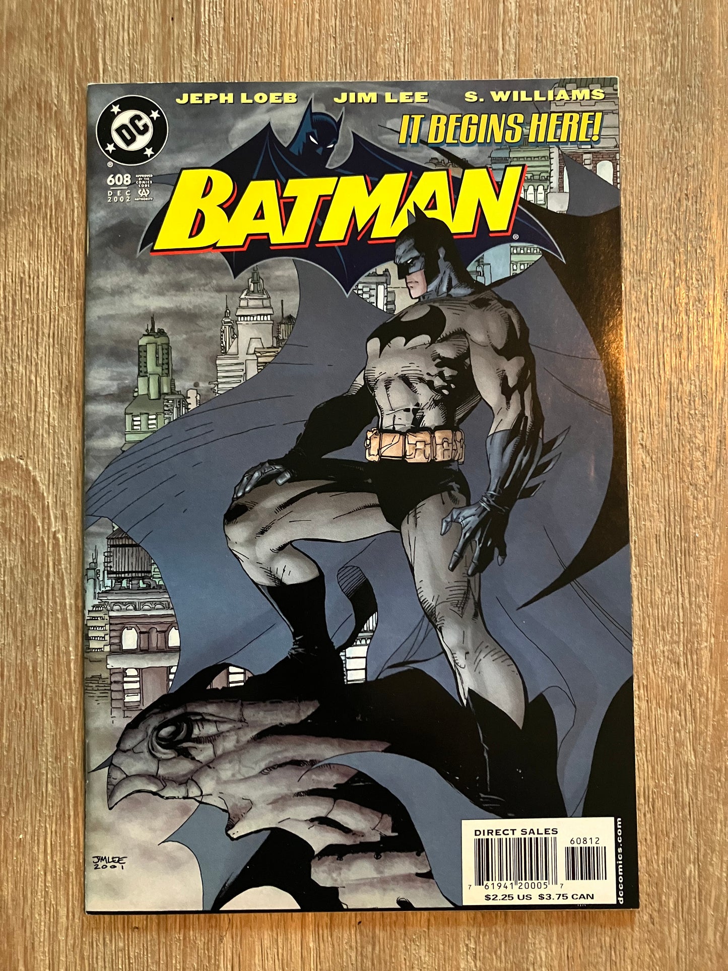 BATMAN #608, 2ND PRINTING WITH RARE JIM LEE VARIANT COVER (Volume 1, 1940 - 2011)