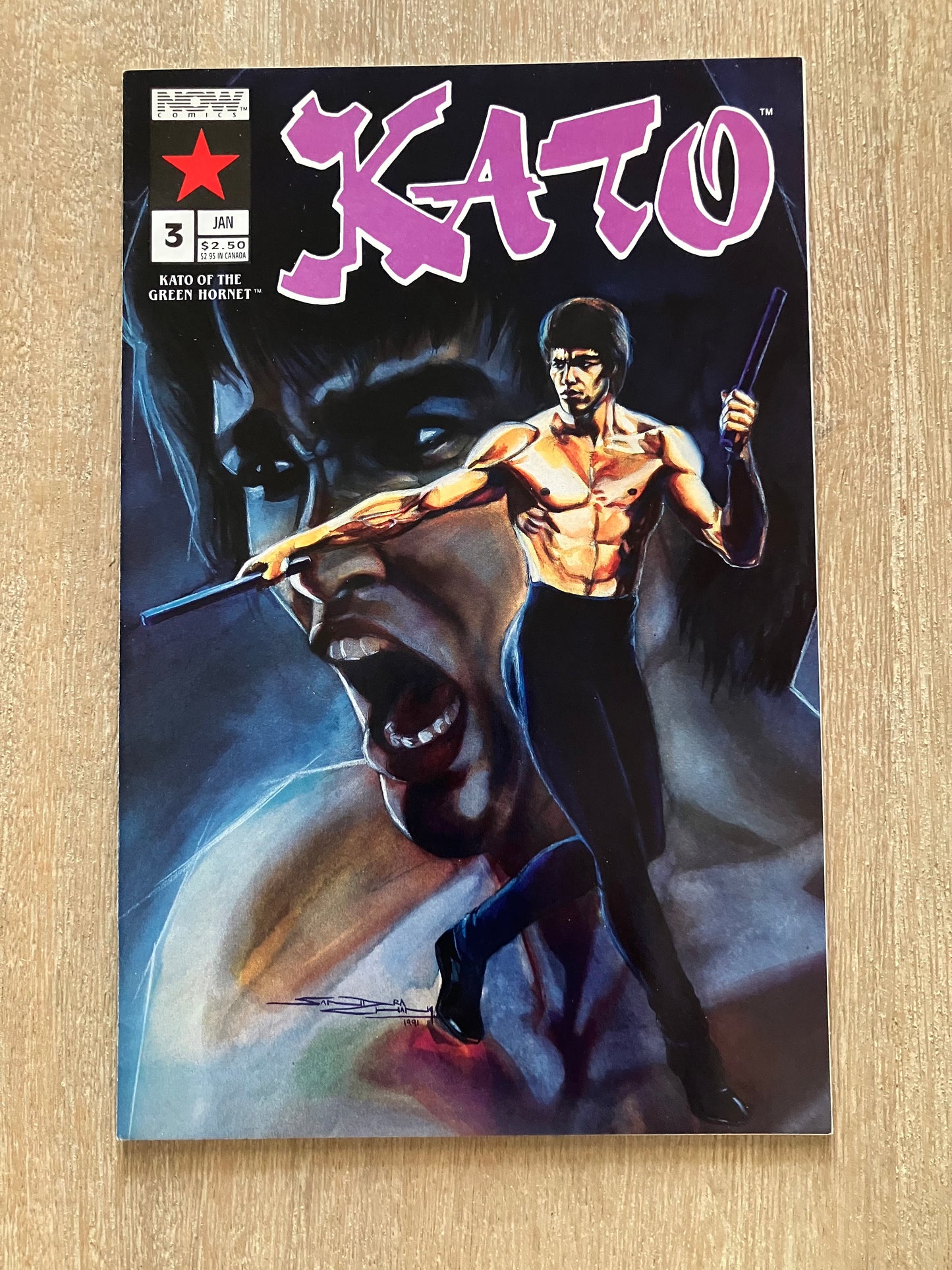 LOT OF KATO OF THE GREEN HORNET COMIC BOOKS (Volume 1, 1991 - 1992)