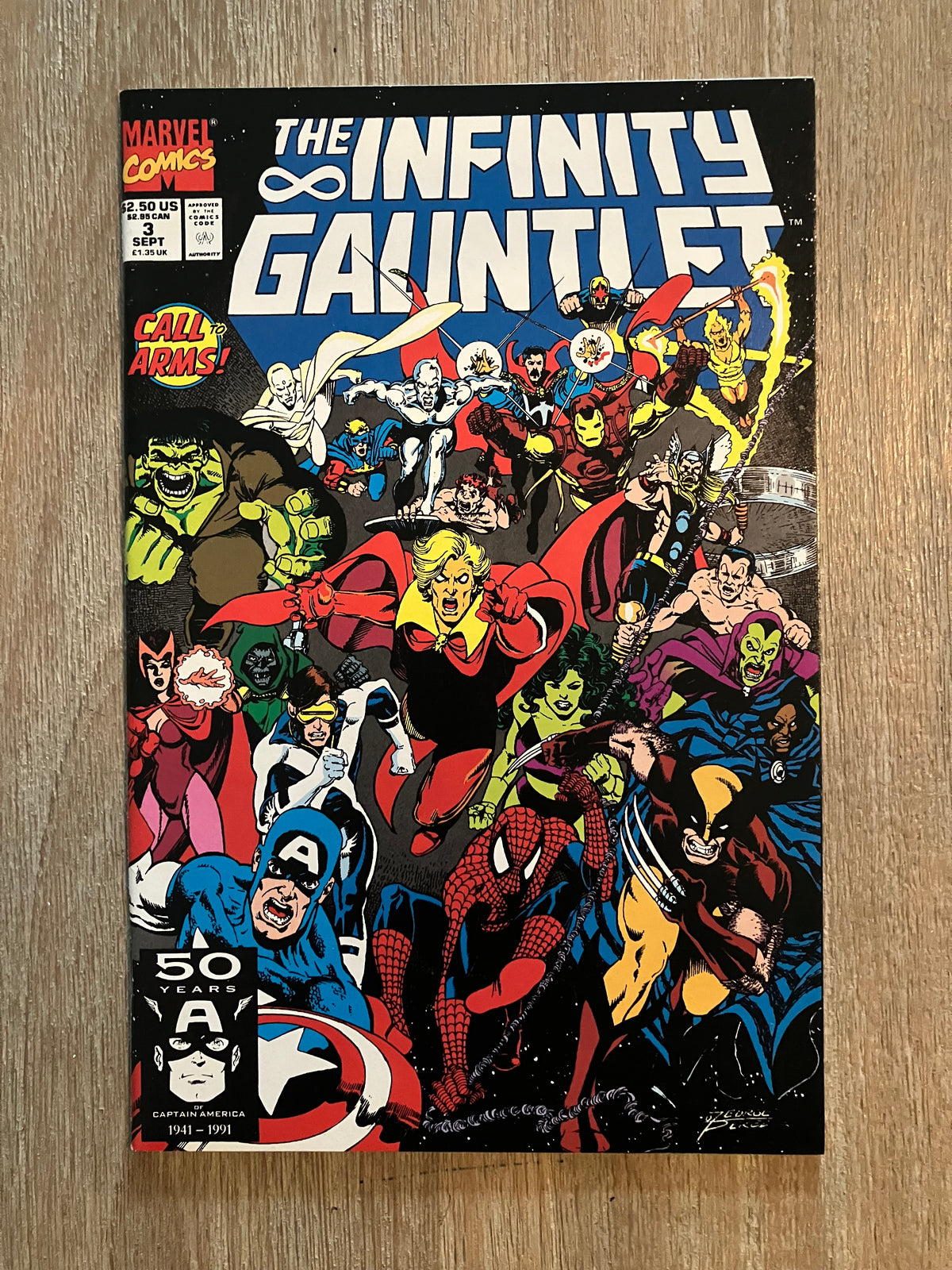 INFINITY GAUNTLET, THE LOT #1 - #6 (Volume 1, 1991)