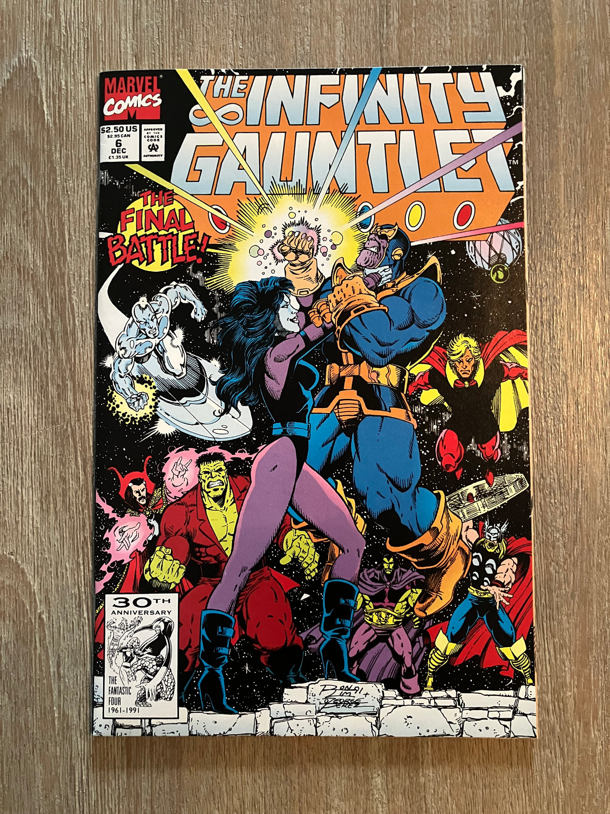 INFINITY GAUNTLET, THE LOT #1 - #6 (Volume 1, 1991)