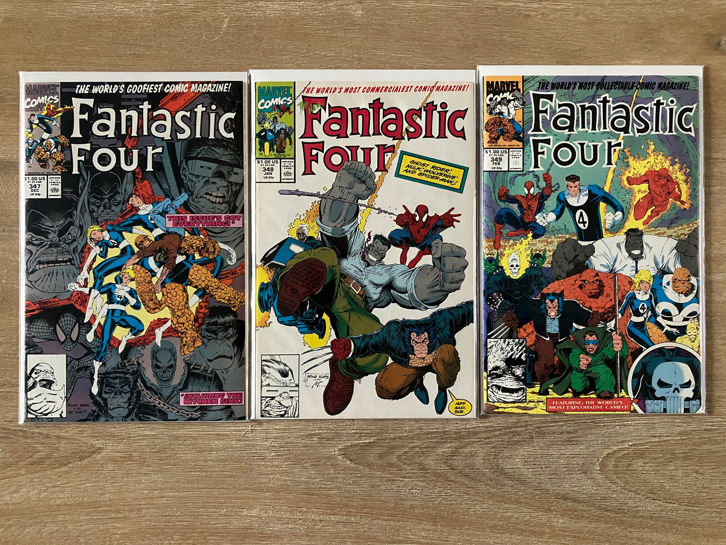 FANTASTIC FOUR LOT #347 - 349 (Volume 1, 1961 - 1996)